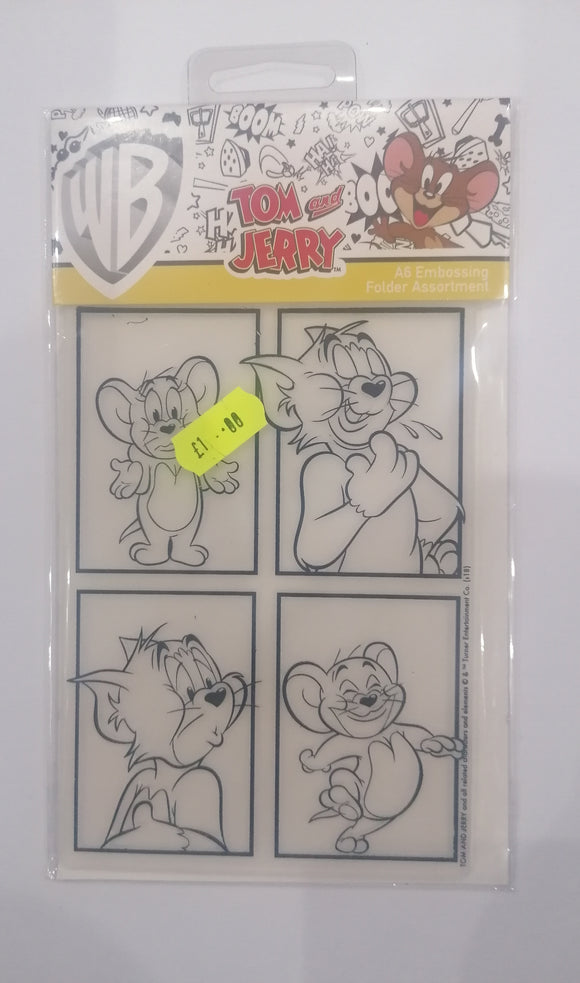 Tom & Jerry A6 embossing folder