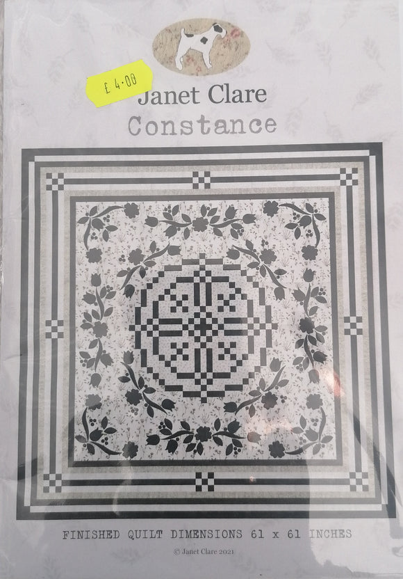 Janet Clare Constance quilt pattern Botanicals edition