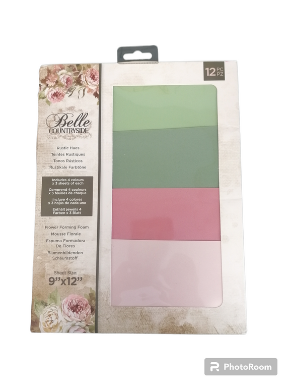Crafters companion Belle countryside flower forming foam Rustic Hues