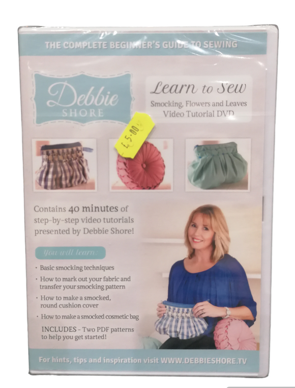 Debbie Shore The complete beginners guide to sewing DVD
