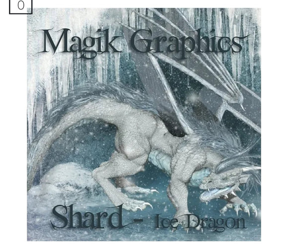 Magik graphics Cd rom Shard Ice-dragon