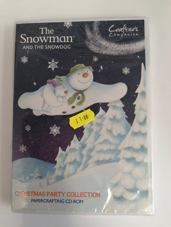 Crafters companion The Snowman and the Snow dog cd-rom