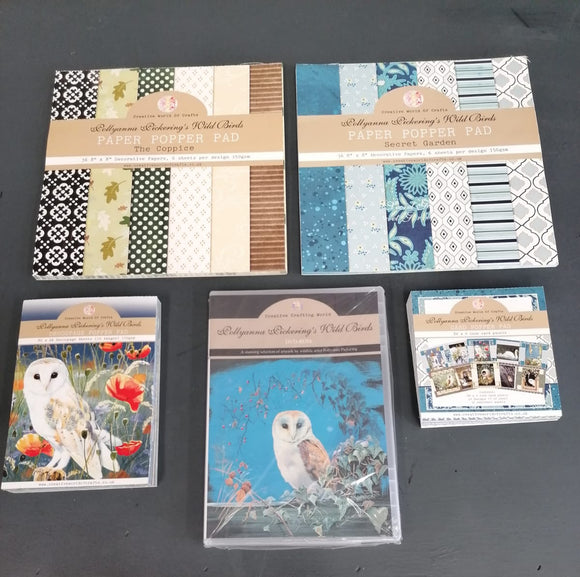 pollyanna pickering wild birds collection craft set - 5 items/4 books and cd rom