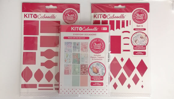 Kit N Caboodle USB & 2 Die sets (everyday occasions)