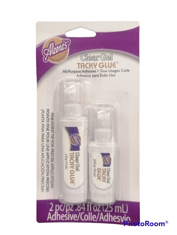 Aleene's clear gel tacky glue 2pce