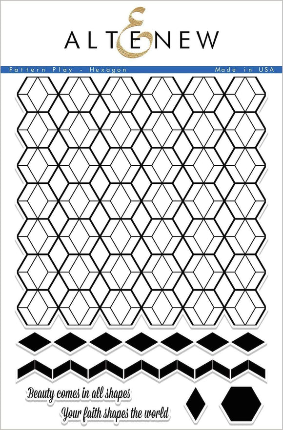 Altenew Pattern Play - Hexagon Stamp Set