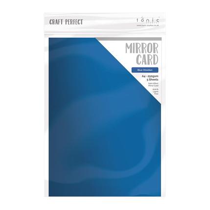 Tonic studio Craft Perfect - Mirror Card - Blue Obsidian A4 - 9479E