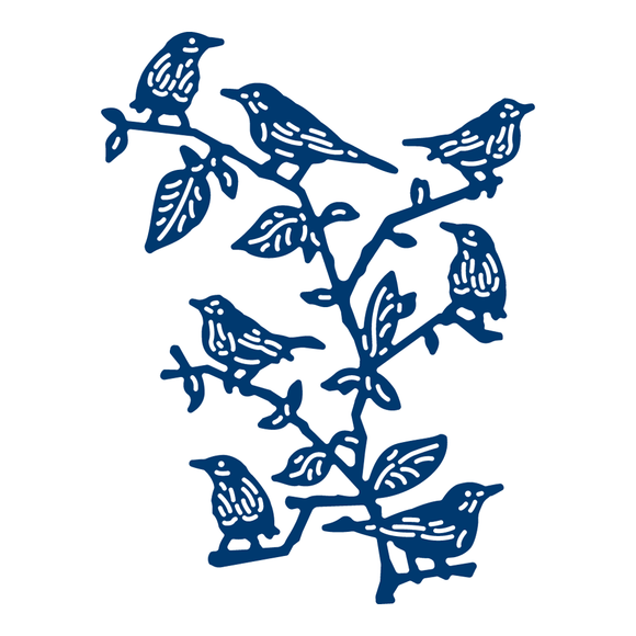Tattered lace Dawn Chorus die (TLD0237)