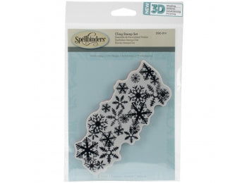 Spellbinders 3D its snowing stamp set