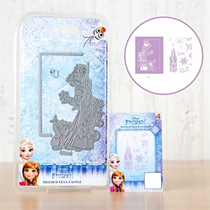 Disney Official Frozen Melded Elsa Castle Die with Stamp Set