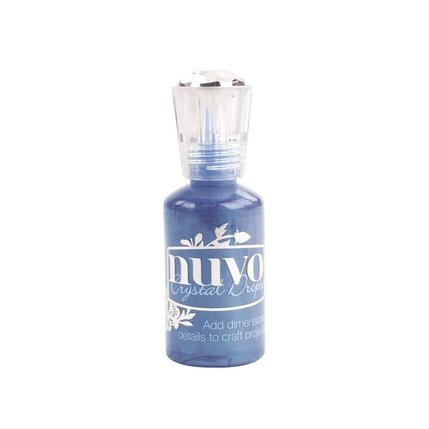 Nuvo - crystal drops - metalic navy blue - 659n