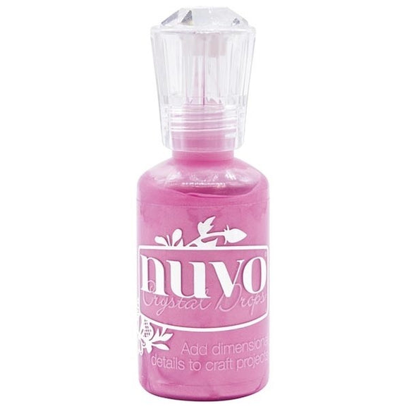 Nuvo - crystal drops - metalic pink orchid - 1801n