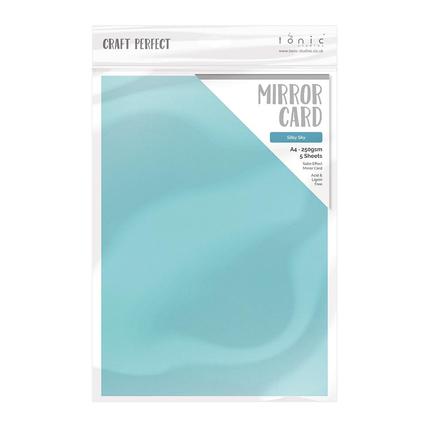 Tonic studio Craft Perfect - Mirror Card -Satin effect - Silky sky 9476E