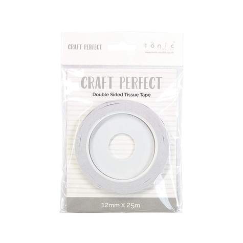 Tonic studio Craft Perfect - Adhesives - Double Sided Tissue Tape - 12mm x 25m