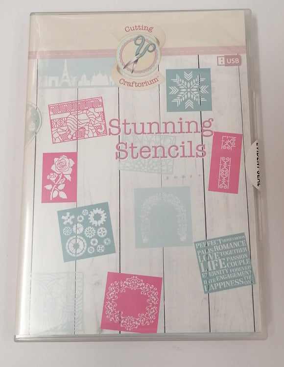 Cutting craftorium Stunning stencils USB