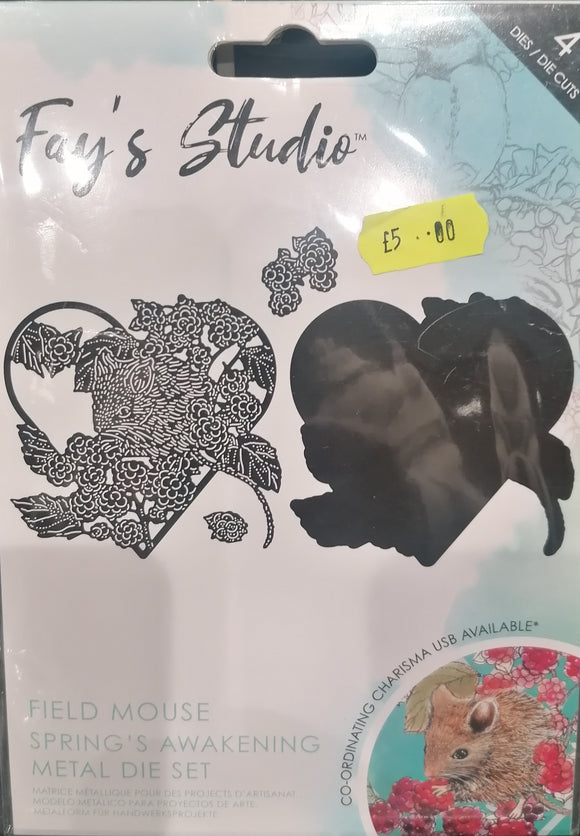 Fay's studio Field mouse die