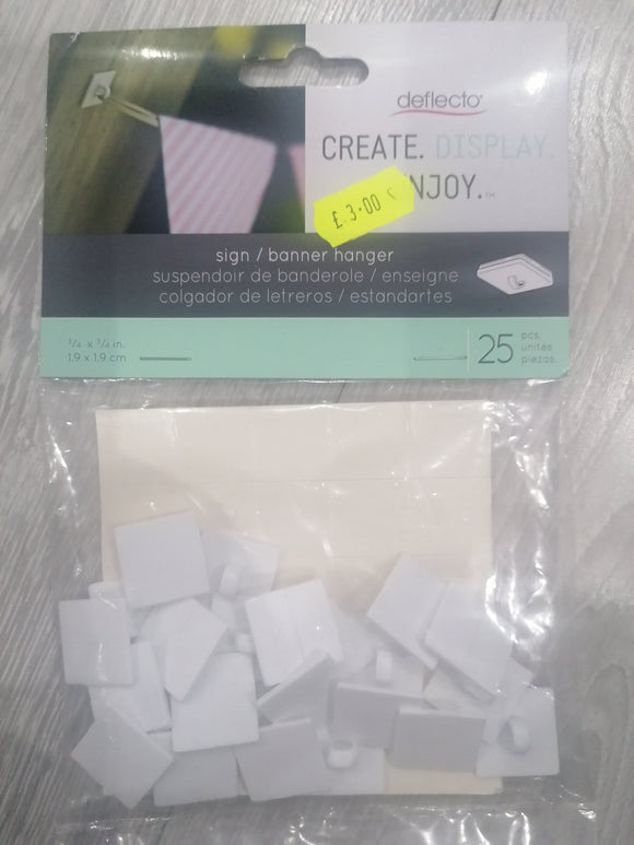 Deflector Sign/banner hanger 25pcs