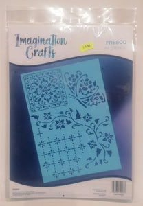 Imagination Crafts A4 stencil Fresco