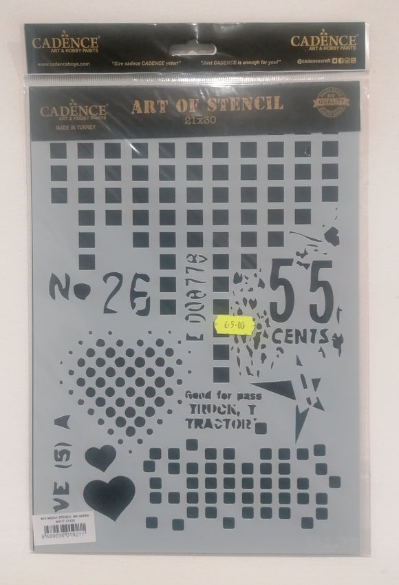 Cadence Art of stencil 21 x 30