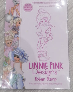 Linnie pink designs stamp