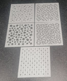 Rare Earth pk of 5 Masks/stencils