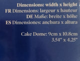 Tattered lace die Cake dome