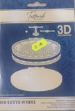 Tattered lace 3d decoupage die Roulette wheel