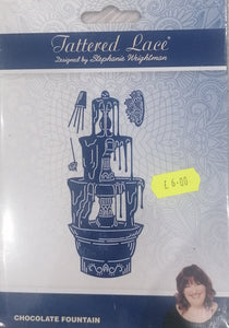 Tattered lace die Chocolate fountain