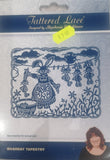 Tattered lace die Washday tapestry