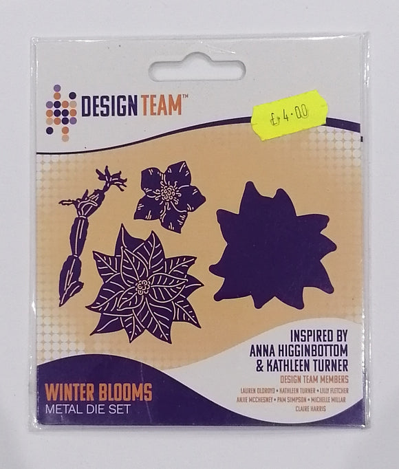 Design team Metal die set Winter blooms