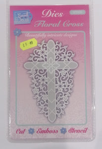 Sweet Dixie Dies Floral cross