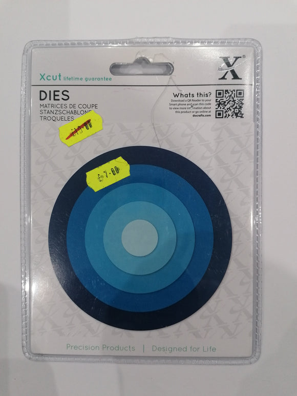 Xcut die Nesting Circles