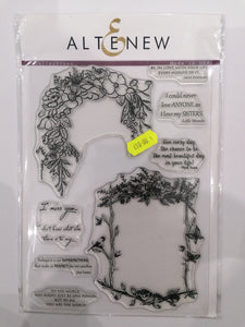 Altenew A5 stamp set Recollections