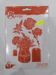 Sheena metal die set Carnation