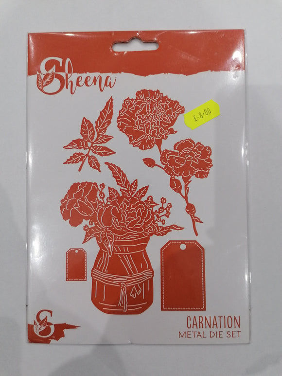 Sheena metal die set Carnation
