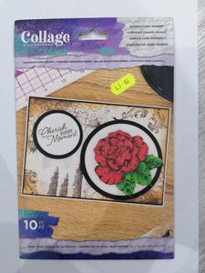 Collage by Crafters companion A5 stamp set Cherish every moment