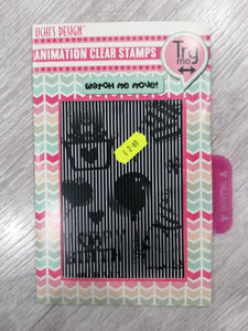 Uchi's design animation clear stamp Happy birthday