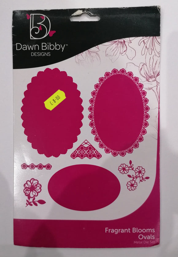 Dawn Bibby Designs die Fragrant Blooms ovals