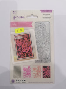 Gemini create a card die Rose window
