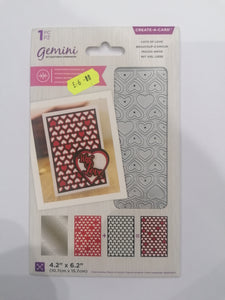 Gemini create a card die Lots of love