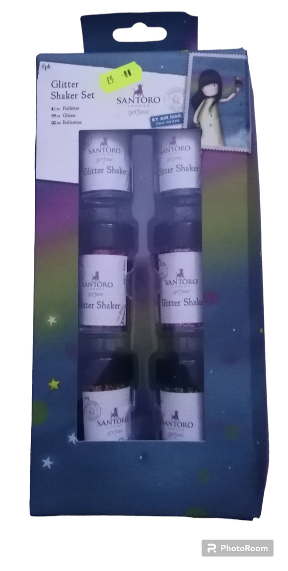Santora Gorjuss glitter Shaker set