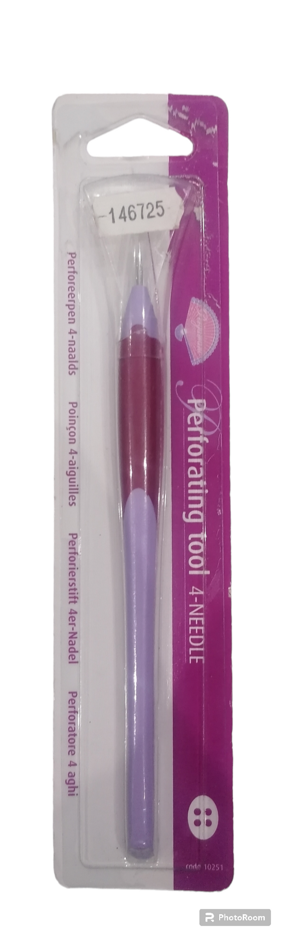 Pergamano perforating tool 4-needle