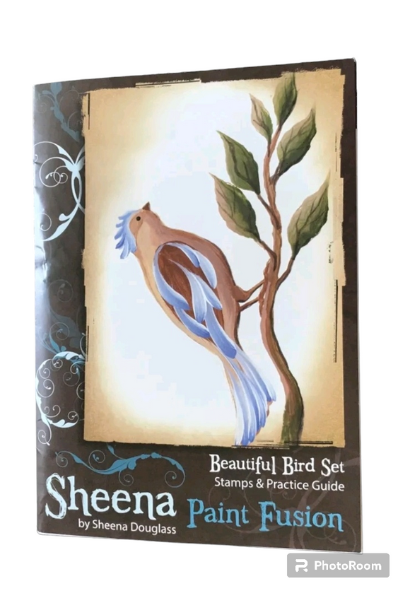 Sheena paint fusion stamp Beautiful bird set
