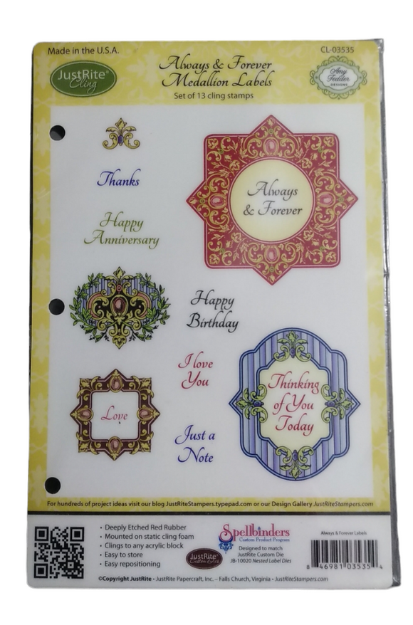 Justrite cling stamp CL-03535