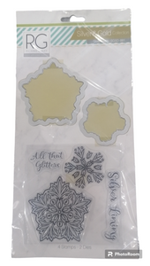RG Richard Garay silver & gold collection stamp and die