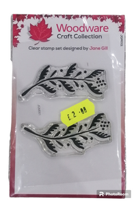 Woodware craft collection clear stamp set