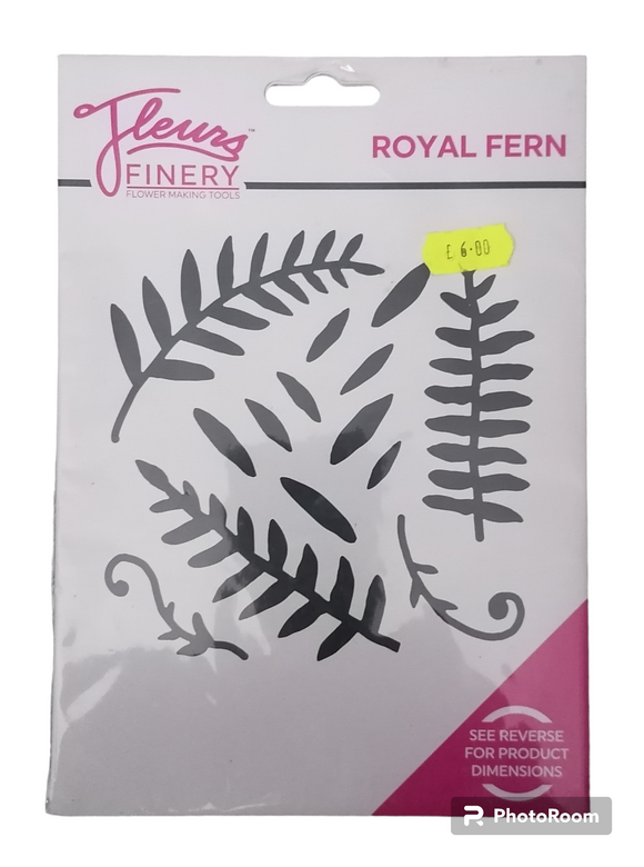 Fleurs finery royal fern die set