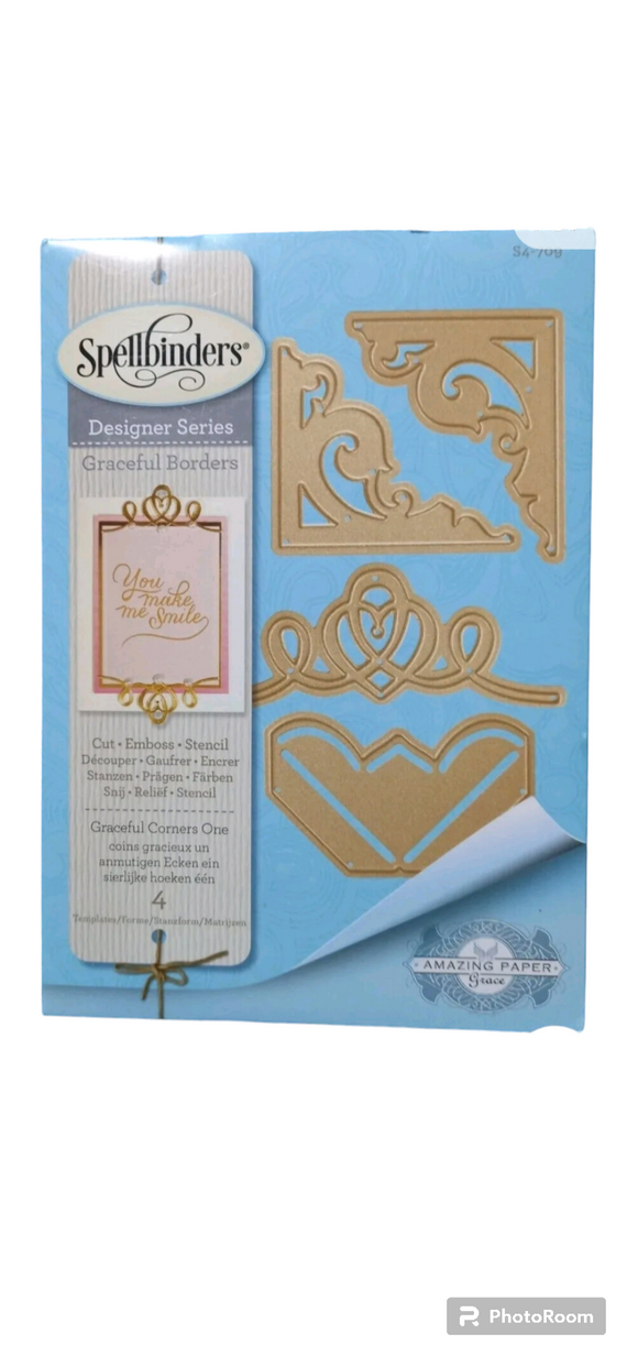 Spellbinders designer series Graceful borders die