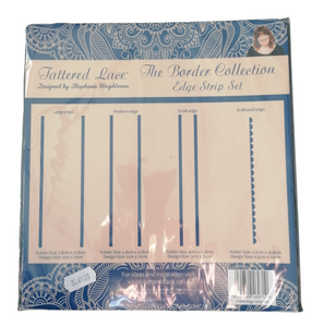 Tattered Lace embossing folders The border collection edge strip set