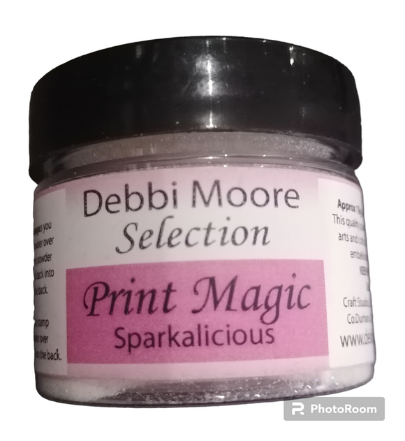 Debbie Moore selection Print magic Sparkalicious
